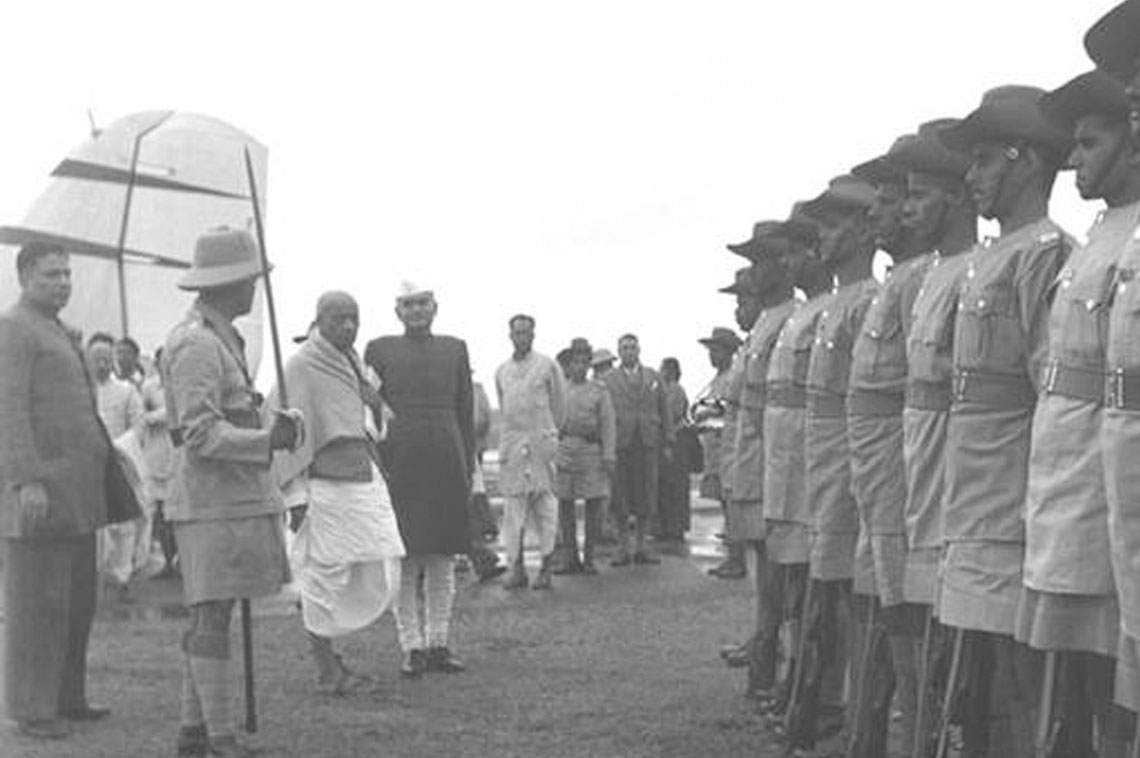 Dr H.K Mahatab with Sarar Ballabh Bhai Patel and Dr K.N Katju at Bhubaneswar Airport in 1947 